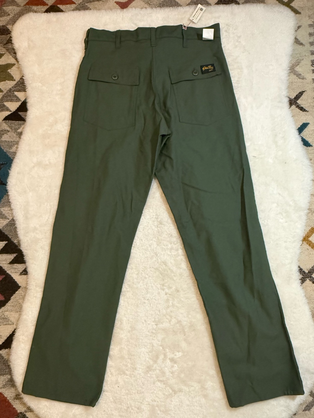 Stan Ray Olive Green Utility Pants